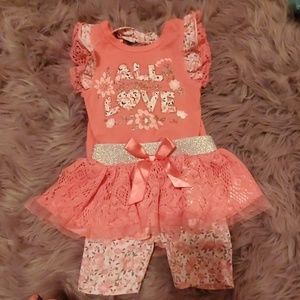 Girls sparkly outfit